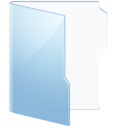 Blue Folder Folder Icon 128x128 png